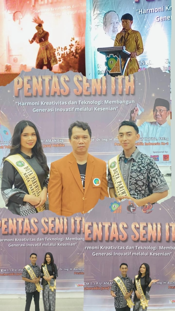 Duta Pariwisata Kota Parepare hadiri Pentas Seni ITH 2024: Harmoni Kreativitas dan Teknologi