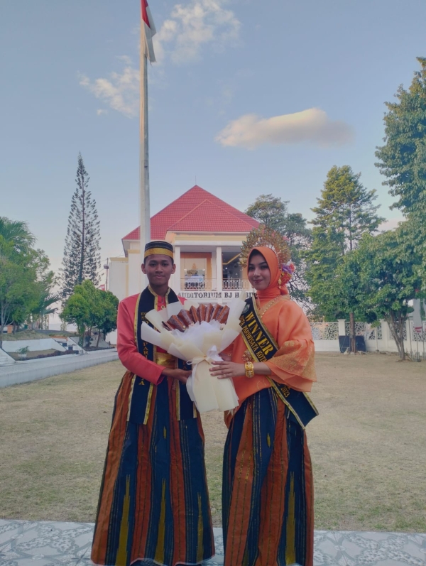 Duta Pariwisata Kota Parepare Tahun 2023 Sambut Kedatangan Ketua TP PKK Prov.Sulawesi Selatan