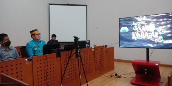 Kadisporapar Tampil Meyakinkan Dalam Presentasi Usulan Kharisma Event Nusantara Tahun 2022