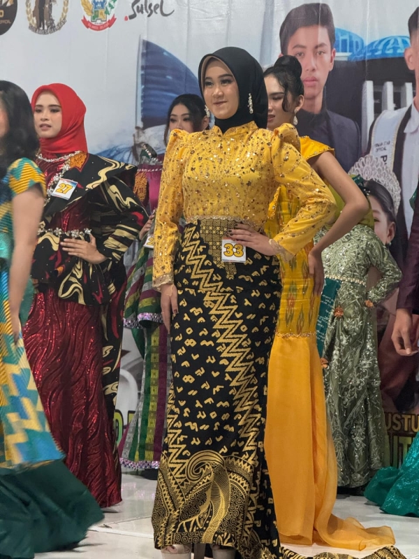 Siti Hardiyanti Anjas, Duta Pariwisata Kota Parepare, Raih Juara 1 Putra Putri Heritage Nusantara Sulawesi Selatan 2024